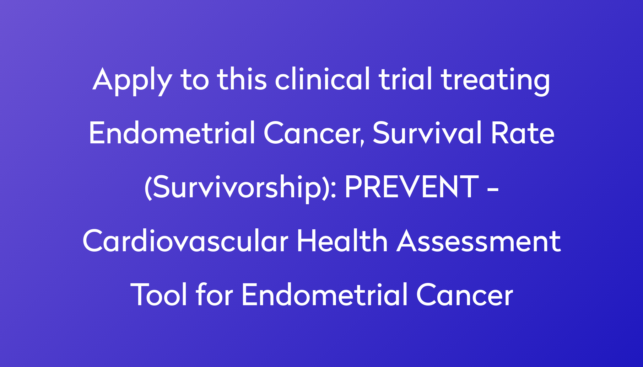 prevent-cardiovascular-health-assessment-tool-for-endometrial-cancer